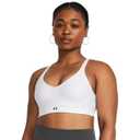 Under Armour Womens Infinity Low Impact Sports Bra, (100) White / / Black, X-Large D-DD