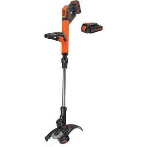 BLACK+DECKER 20V MAX Cordless String Trimmer and Edger, 12 Inch Weed Eater, 2-Speed Control Weed Wacker, 2 Batteries, Charger and Spool Included (LSTE525)