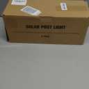 VOLISUN Solar Post Cap Light Outdoor Waterproof 6pack,Solar Fence  Post Lights for 4x4 5x5 6x6 Wooden/Vinyl Post,White Deck Post Cap Light Solar Powered with Warm White for Garden/Patio/Porch