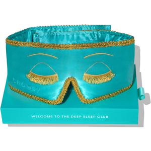 DROWSY Breakfast at Drowsy Silk Sleep Mask  100% Pure Mulberry Silk, Total Blackout, Ultra-Soft & Skin Hydrating for Beauty Sleep, Fully Adjustable