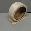 antiai Hamster Wooden Silent Wheel, Small Animal Exercise Wheel Accessories, Quiet Spinner Hamster Running Wheels Prevent Depression Toys for Hamsters, Gerbils, Mice and Other Small Pets (S)