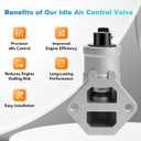 NPAUTO Idle Air Control Valve Compatible with Ford Ranger Focus 2001 2002 2003 2004 2005 2006 2007 2008 2009 2010 2011, B2300 2001-2010, 04 Mercury Marauder, 2.0L 2.3L AC504