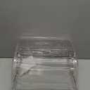 Gagee Bread Box for Kitchen Countertop,Acrylic Bread Storage Container for Homemade Bread,Cookies, Bagels, Muffins, Bread Holder with Roll Top Lid,Clear