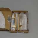 Asidrama 10 Pack 3 Inch(76mm) Brushed Gold Knurled Kitchen Cabinet Handles, Cabinet Pulls Kitchen Cabinet Hardware for Cupboard Drawer Pulls (3" Hole Center)