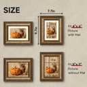 Splinterix 5x7 Gold Picture Frame Set of 4, Vintage Antique Picture Frames for Wall or Tabletop, 5 x 7 Ornate Bronze Photo Frame with Real Glass, Display 4x6 Print with Mat or 5x7 without Mat, 4 Pack