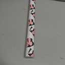 JarThenaAMCS Graduation Wrapping Paper -Mini Roll- 17In x 32.8Ft Pink Bow Black Graduation Cap Gift Wrap Craft Paper for Girl Birthday Congrats Grad Party Packing Supplies