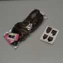 Short Clip In Ponytail Hair Extensions with Claw Clip, 10" Dark Brown Synthetic Fake Pony Tail for Women & Girl, Cheer Hairpiece Attached