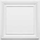 STICKGOO Drop Ceiling Tiles 24x24 PVC Glue Up Ceiling Panel to Prevent Breakage Pack of 12 Tiles Cover 48 Sq. Ft, White