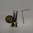 hansgrohe 3-inch Cover Polished Gold Optic, 50100991 Sink Drain