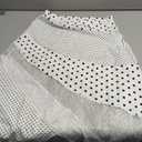 Women Lace Maxi Skirt Low Waist Asymmetrical Hem Patchwork Flowy Midi Skirt,M