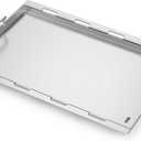 Stanbroil 6789 Full-Size Griddle Insert for Weber Genesis 400 Series Gas Grill, 4-Burner Flat Top Griddle for Weber Genesis I&II 410 415 425s 435 440, Stainless Steel