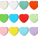 Honoson 1000 Pcs Valentine's Day Heart Cutouts Paper 3.9 Inch Heart Assorted Color Heart Cut Outs Kids Valentine Heart Shaped Die Cuts Paper for DIY Craft Projects Back to School Bulletin Board Decor