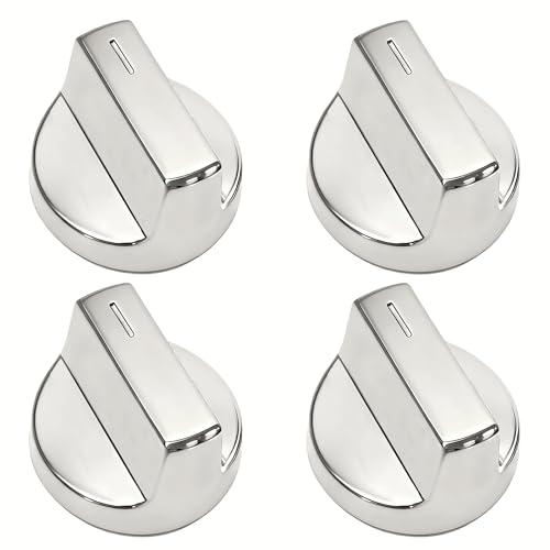 W11517331 W11117415 4-Pack Range Surface Burner Knob/Oven Knobs Compatible with Whirlpool WEE745H0FS1 WEE745H0FS0,Replaces W11117415 W11517331 W10850027 W11458840