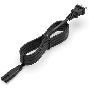10 ft AC Power Cord Cable Fit for Sony PS5 PS4 PS3 Slim PlayStation 5 4 3, Xbox Series X/S, Xbox One X/S, TV, Printer Universal 2 Prong Supply Replacement - (ETL Listed Cable)