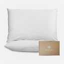 Bioweaves Organic Cotton Jersey Knit Waterproof Pillow Protector Covers with Zipper Closure â€“ GOTS Certified Soft & Quite Pillow Encasement â€“ King Size, 20 x 36 inches, Set of 2