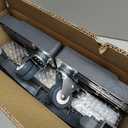 W B D WEIBIDA Appliance Dolly Cart with 4 Locking Twin Wheels Mini Fridge Stand Adjustable Furniture Mover Mobile Roller Base for Washing Machine, Dryer, Refrigerator, Laundry Pedestal (GREY)