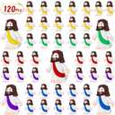 URSKYTOUS 120pcs Mini Jesus Figurine Bulk Little Jesus Figures Toys Tiny Religious Doll to Hide and Seek Christ Religious Party Favors Savior Jesus for Sunday School Craft Easter Eggs Baptism Gift
