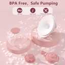 1 Pack M9 Full Set Breast Replacement Part for Momcozy Upgraded Mobile Flow | Upgraded M9, Including 24mm Flange, Red Valve, Diaphragm, Storage Bottle with Red Lip, Not Original Parts,1pc 24mm Overall