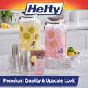 Hefty Party Perfect Clear Plastic Cups, 18 Ounce, 140 Count