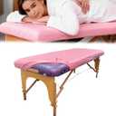 28" Wide Massage Table Cover | 100% PU, Wipeable, Reusable & Waterproof Vinyl Massage Table Cover for Square Massage Tables (Pink, 70cm, 1 Pack)
