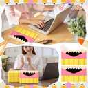 Gueevin 24 Pcs Teacher's Day Appreciation Gifts Bulk 4.7 x 7.5 Inch Teacher Pencil Pouch Party Favors Teaching Essential Pencil Case Envelope Pouch Bags for School Classroom Stationery Office Supplies
