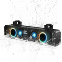 26'' UTV Sound Bar, IP66 Waterproof SXS Sound Bar, RGB UTV Speakers, 3 EQ Modes(Bass/Off-Road/Standard), Digital Processing ATV Speakers Compatible with Polaris RZR Can-Am Fits 1-2'' Roll Bar