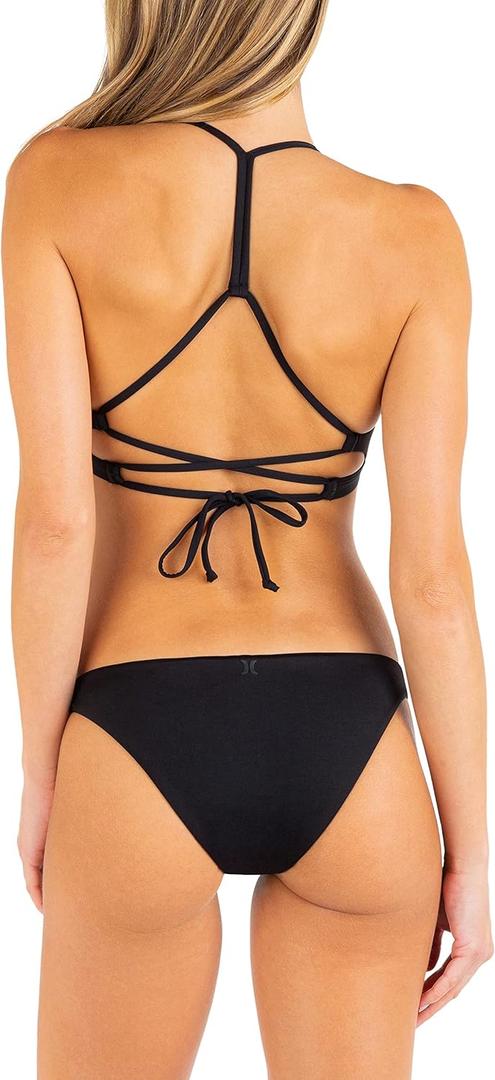 Hurley Women's Standard Bikini Bottom (Black), Size XS