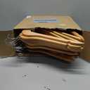 Wooden Hangers 30 Pack, Heavy Duty Wood Hangers for Coats, Suits, Jackets, Closet & Pants Durable Premium Wood Hangers with 360-Degree Rotatable Hook and Notches, Natural