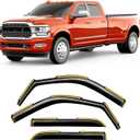 Window Visors Rain Guards for 2019-2027 Dodge RAM 2500 & 3500 Crew Cab