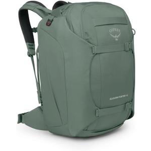 Osprey Sojourn Porter 46L Travel Backpack – Carry-On Compliant Luggage with StraightJacket Compression and Padded Laptop Sleeve – Durable Pack for International or Urban Travel, Koseret Green