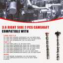 3.6L V6 Right Side Intake & Exhaust Camshaft 2016-2024 5047913AD 5048030AD