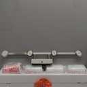 LED Modern Bathroom Light Fixtures Over Mirror, 4-Light Brushed Nickel Vanity Lights with 5 Color Modes, Dimmable Bathroom Vanity Light with Crystal Bubble Glass, 2700K-6500K Adjustable, ETL