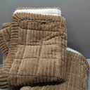 Couch Cover for Dogs Washable, Pet Couch Covers for Sofa, Soft Fuzzy Sectional Sofa Cover L Shape, Thick Couch Protector Pet Friendly, Paw Cart Dog Mat for Couches and Sofas (27.6" x 70.9", Brown)