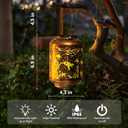 Sea Turtle Solar Lantern Outdoor Lights Waterproof Garden Yard Patio Cemetery Decor, Cute Turtle Gifts for Women Mom Grandma on Birthday Christmas Mothers Day