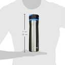 Contigo Ashland Water Bottle, 24 oz, Stainless Steel w/Blue Poppy