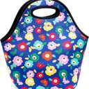 Neoprene Lunch Bags Thermal Insulated Lunch Tote Bag Reusable Washable Neoprene Picnic Bag for Women Men