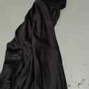Skirts for Women Jacquard High Waist Skirt Black Elegant Midi Skirt Satin(xs)
