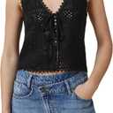 AllSaints Women's Florence Waistcoat (Black, XS)