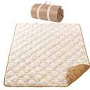 Momcozy Baby Play Mat for Floor, 59"x71" Thickened Playpen Mat, Playmate for Baby Tummy Time, Waterproof & Non-Slip, Foldable Outdoor Mat with Carrying Handle, Leopard