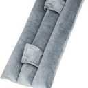 BELINOUS Seat Belt Pillows for Post Mastectomy Surgery, Seatbelt Chest Cushion Pads Protector for Car After Heart Surgery, Port Pillows for Chemo and Breast Cancer Patients' Comfort (Gray)