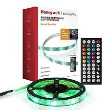Honeywell USB Powered 8.2ft LED Strip of Lights RGB For Home Decor - NEW