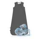 Okayinn BubblePanda Baby Sleep Sack 0-6 Months 100% Cotton 0.5 Tog Toddler Sleeping Sack 3-6 Months for Infant Newborn Babies Unisex 2-Way Zipper Baby Wearable Blanket 0-3 Months Lightweight Thin, Gray