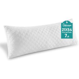 Oubonun Full Body Pillow for Sleeping-Adjustable Firm and Fluffy Body Pillows for Adults-Long and Large Pillow for Bed- 21"x54"