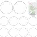 10 Packs 12'' Round Metal Mesh Plant Cage Covers for Large Wire Plant Protector cover from Animals - Chicken Wire Cloche, Sturdy Garden Bunny Barricades Chicken Wire Cloche fto Keep Animals Out