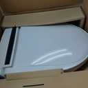 BidetMate 2000 Series Electric Bidet Toilet Seat with Unlimited Heated Water, Side Controls, Deodorizer, Warm Air Dryer - Self-Cleaning - Elongated Electric Bidet Attachment for Toilets