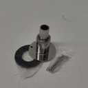 Stainless Steel 316 Straight Thru Hull Exhaust Skin, Fitting 24mm Tube Pipe Socket Hardware, for Diesel Parking Heaters