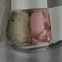 Premium Soft Muslin Cotton Bunny & Lion Loveys Soft Breathable Newborn Security Blanket, Perfect Present for Baby Newborns, Toddlers Boy Girl, Neutral Fabric for Comfortable Sleep & Play (Lion Khaki + Rabbitpink)