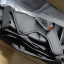 Super Cover for Toyota Tundra Seat Covers 2014-2021(CrewMax only), Full Covered Black Seat Protectors Pickup Truck Leather Seat Cover Set for Tundra 2021 2020 2019 2018 2017 2016 2015 2014 Accessories