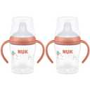 NUK Perfect Match Learner Cup, 5 oz, 2 pack Soft Spout, Easy-Grip Handles, BPA Free, Spill Proof Transition Sippy Cup