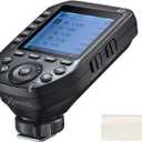 Godox XProII-C Wireless Flash Trigger for Canon Camera, XPro-C Upgrade Version, 1/8000s HSS TTL Convert-Manual TCM Function Flash Transmitter Compatible with Canon EOS R5 5D Mark III 7D 6D 80D